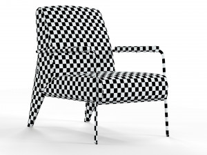 Fauteuil de Salon lounge chair Modèle 3D