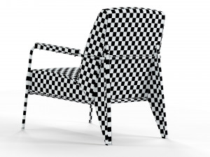 Fauteuil de Salon lounge chair Modèle 3D