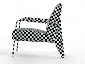 Fauteuil de Salon lounge chair Modèle 3D
