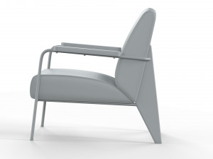 Fauteuil de Salon lounge chair Modèle 3D