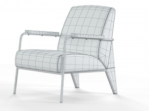 Fauteuil de Salon lounge chair Modèle 3D