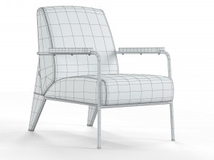 Fauteuil de Salon lounge chair Modèle 3D