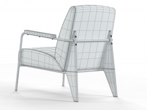 Fauteuil de Salon lounge chair Modèle 3D