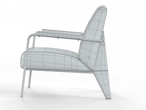 Fauteuil de Salon lounge chair Modèle 3D