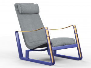 Armchair Vitra Cite Modello 3D