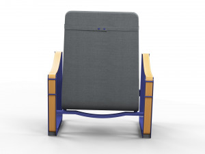 Armchair Vitra Cite Modello 3D