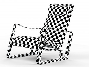 Armchair Vitra Cite Modello 3D