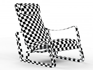 Armchair Vitra Cite Modello 3D