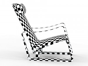 Armchair Vitra Cite Modello 3D