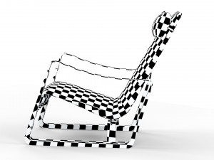 Armchair Vitra Cite Modello 3D
