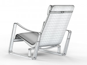 Armchair Vitra Cite Modello 3D