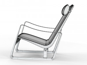 Armchair Vitra Cite Modello 3D