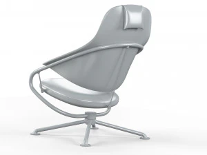 Citizen Highback armchair 3D Model