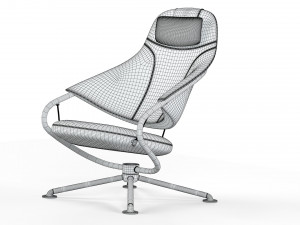 Citizen Highback armchair 3D मॉडल