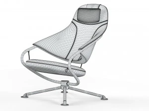 Citizen Highback armchair 3D Model