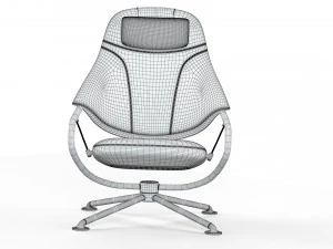 Citizen Highback armchair 3D Model