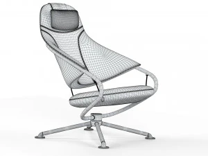 Citizen Highback armchair 3D Model