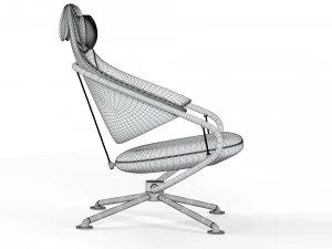 Citizen Highback armchair 3D Model