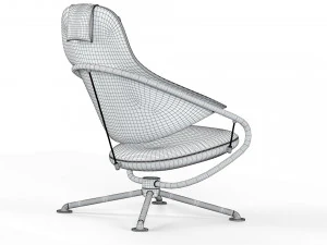Citizen Highback armchair 3D Model
