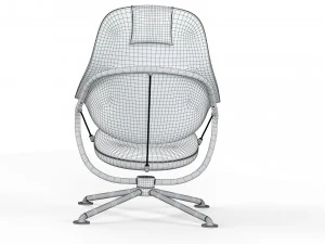 Citizen Highback armchair 3D Model