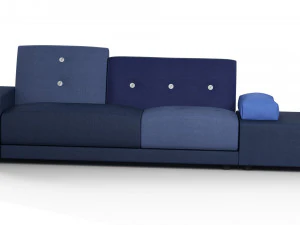 Sof&aacute; p&oacute;lder Modelo 3D