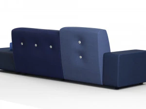 Sof&aacute; p&oacute;lder Modelo 3D