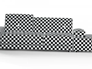 Sof&aacute; p&oacute;lder Modelo 3D