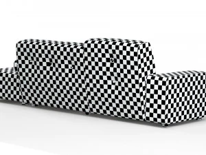 Sof&aacute; p&oacute;lder Modelo 3D