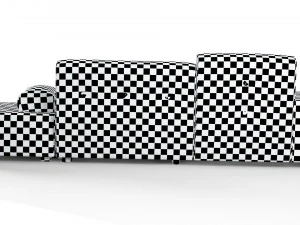 Sof&aacute; p&oacute;lder Modelo 3D