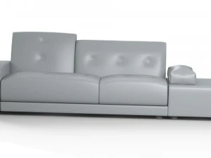 Sof&aacute; p&oacute;lder Modelo 3D