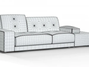 Sof&aacute; p&oacute;lder Modelo 3D