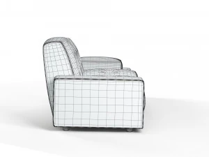 Sof&aacute; p&oacute;lder Modelo 3D