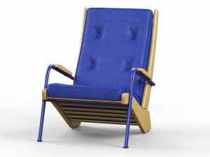 Fauteuil Kangourou lounge chair 3D Модель
