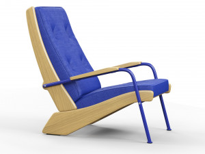 Fauteuil Kangourou lounge chair 3D Модель