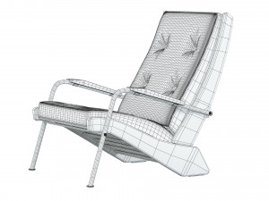 Fauteuil Kangourou lounge chair 3D Модель