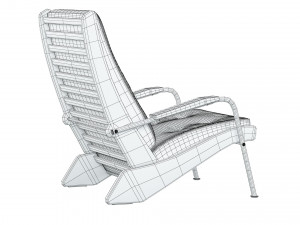 Fauteuil Kangourou lounge chair 3D Модель