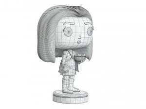 Wanda anos 70 Modelo 3D