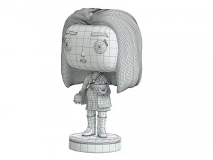 Wanda anos 70 Modelo 3D