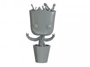 Dancing Groot Figure 3D Print Model