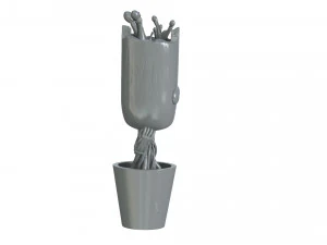Dancing Groot Figure 3D Print Model