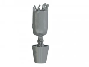 Dancing Groot Figure 3D Print Model