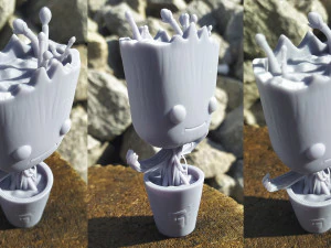 Dancing Groot Figure 3D Print Model