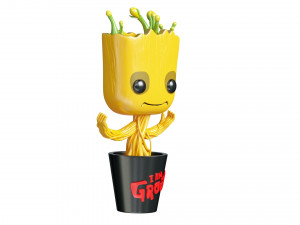 Dancing Groot Model 3D