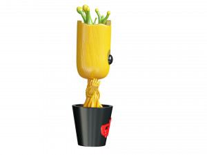 Dancing Groot Model 3D