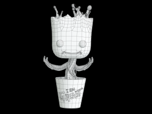 Dancing Groot Model 3D