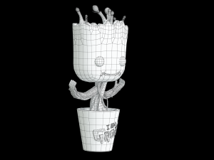 Dancing Groot Model 3D