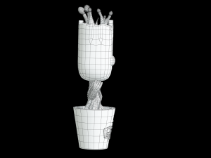 Dancing Groot Model 3D