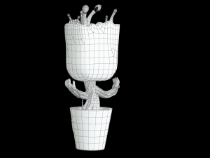 Dancing Groot Model 3D