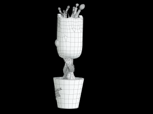 Dancing Groot Model 3D
