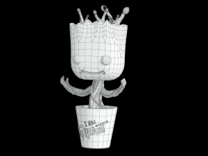 Dancing Groot Model 3D